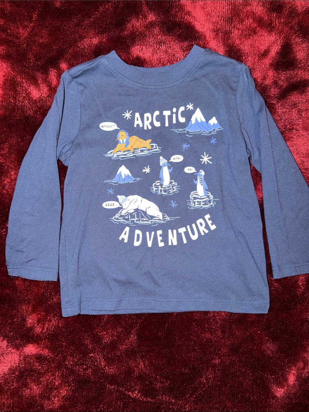 Garanimals Blue 'Arctic Adventure' Long-Sleeve Tee
